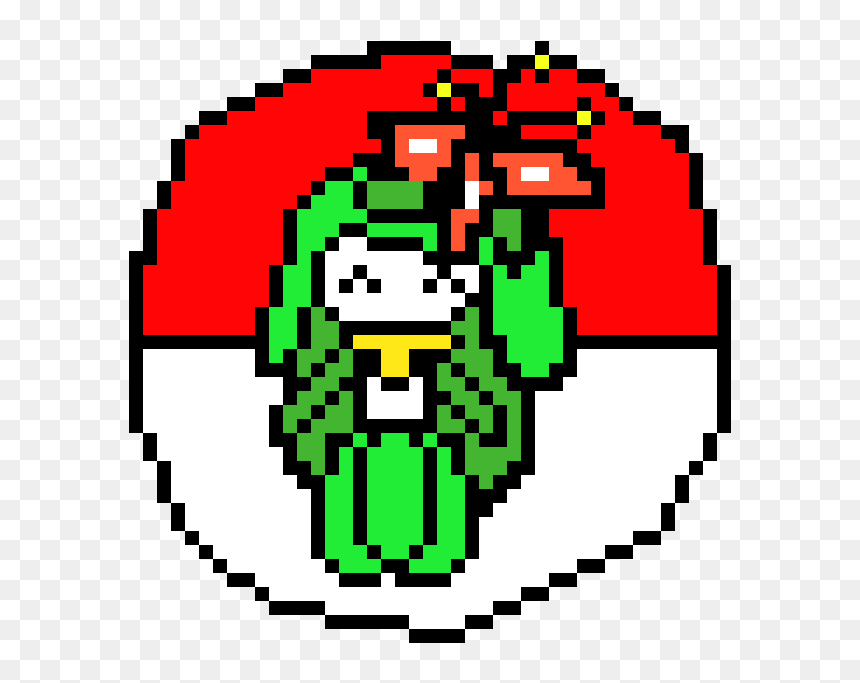 Anime Kawaii Pixel Art, HD Png Download - lilligant png