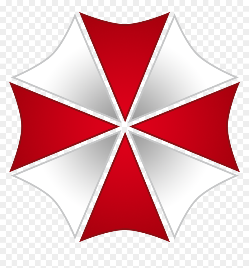 Transparent Crusader Clipart - Umbrella Corporation Logo Png, Png Download - resident evil zombie png