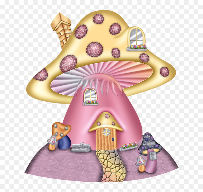 Pps Shroom House Png - Png Clipart Mushroom House Cartoon, Transparent Png - shroom png