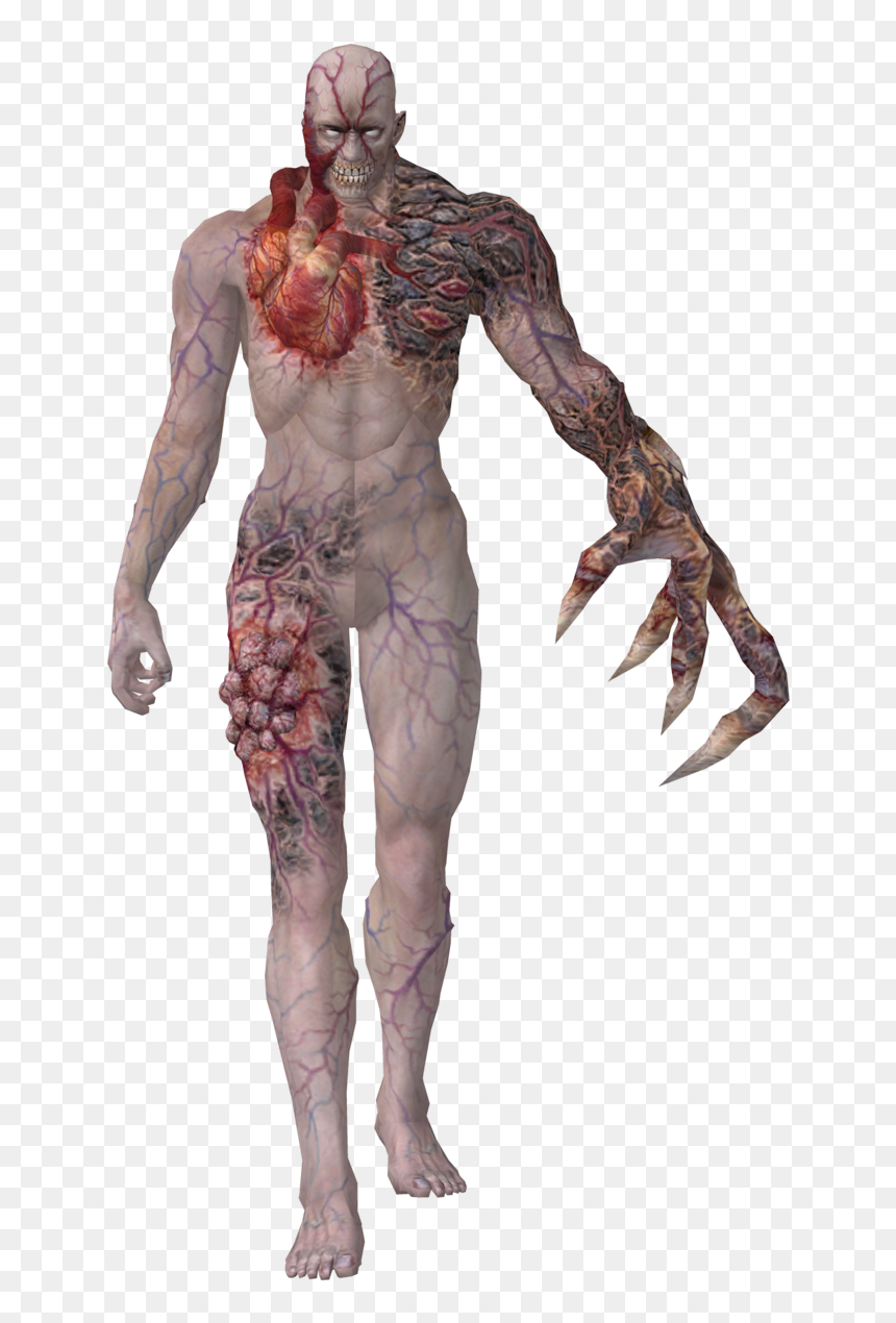 Tyrant Resident Evil - Resident Evil Tyrant Heart, HD Png Download - resident evil zombie png