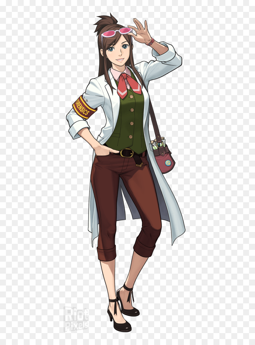 Phoenix Wright Ema Skye, HD Png Download - ace attorney png