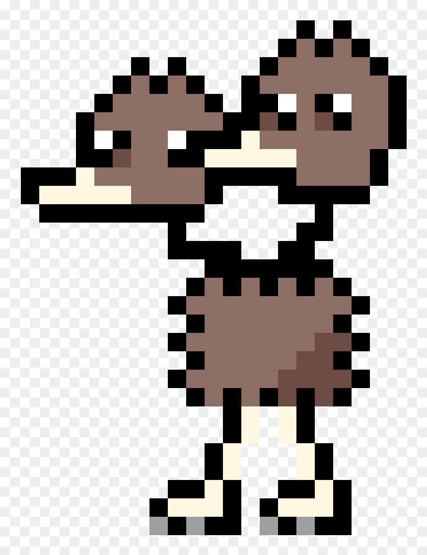 Pixel Art, HD Png Download - doduo png