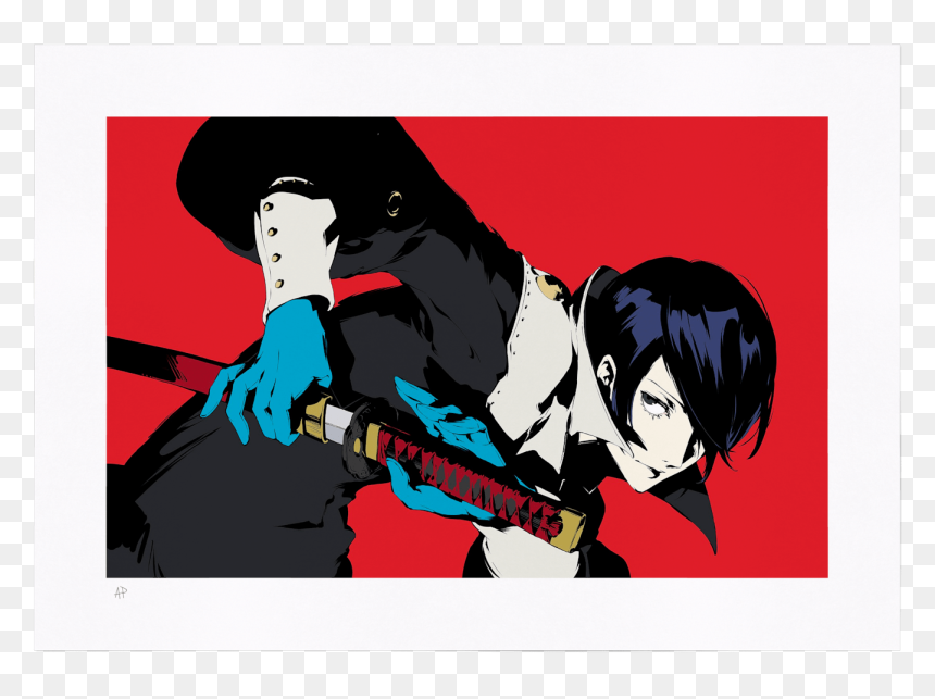 Persona 5 Official Art, HD Png Download - yusuke png