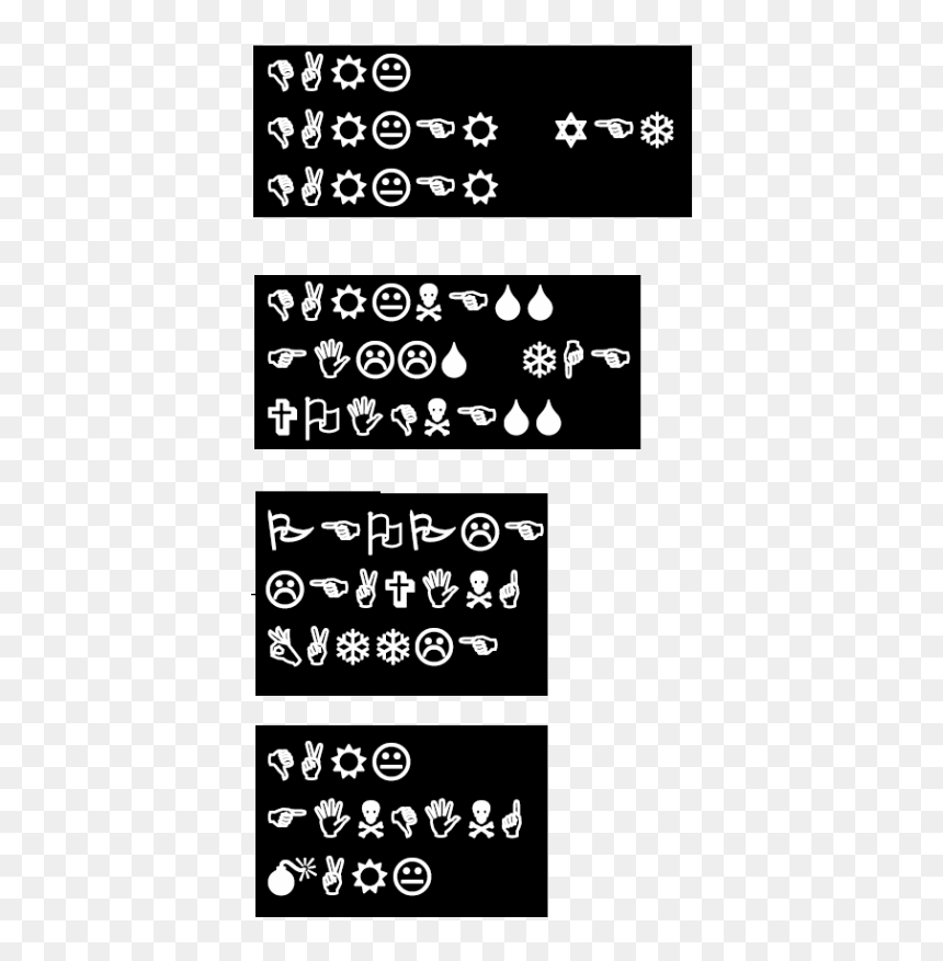 Wingdings On Profile, HD Png Download - gaster png