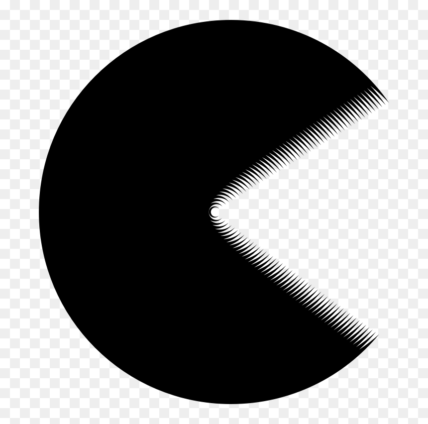Evil Pak Man - Circle, HD Png Download - evil teeth png