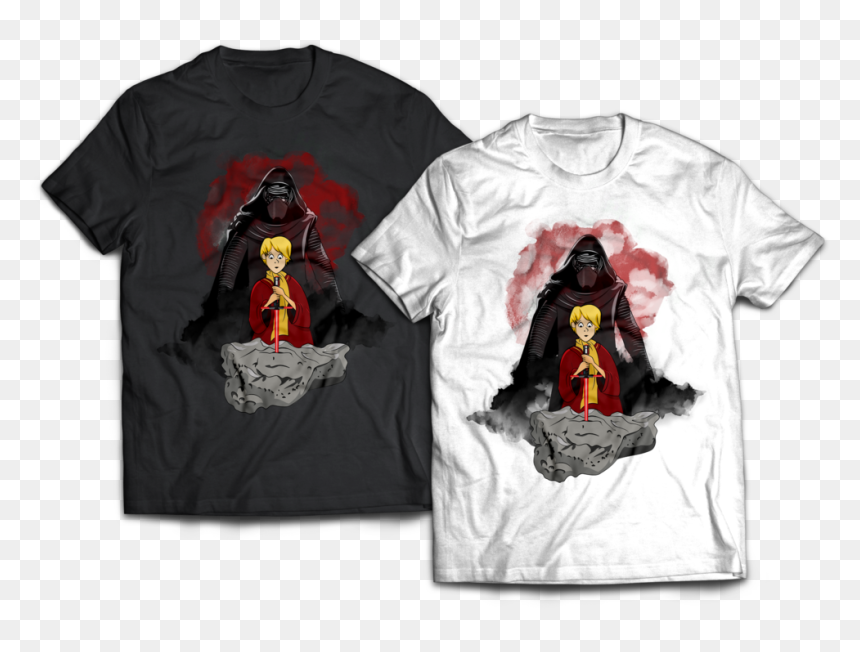 Batman Typography T Shirt, HD Png Download - sword in the stone png