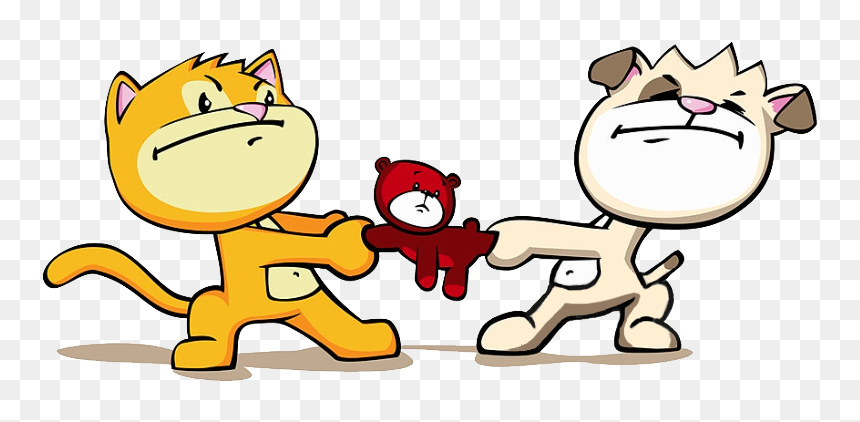 Catdog - Cat And Dog Cartoon, HD Png Download - catdog png