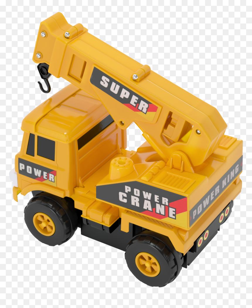 Mota Mini Construction Truck - Toy Trucks Transparent, HD Png Download - construction crane png