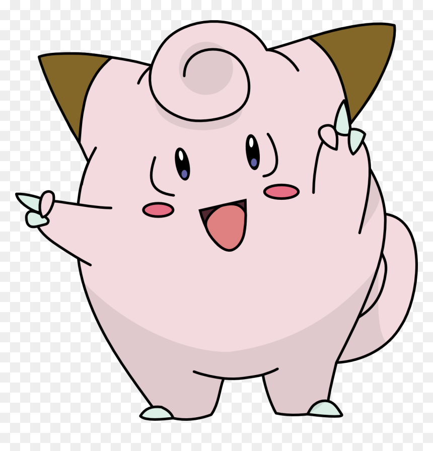 Clefairy Hd, HD Png Download - clefairy png