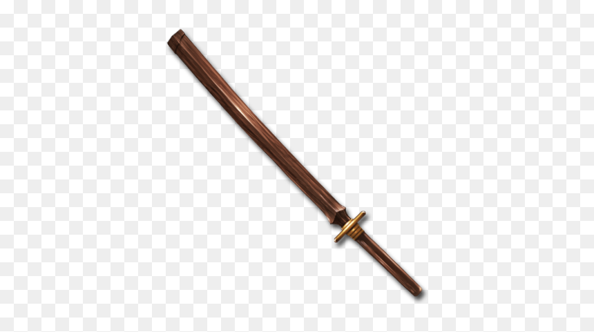 Wood Sword - Granblue Fantasy Wooden, HD Png Download - wooden sword png