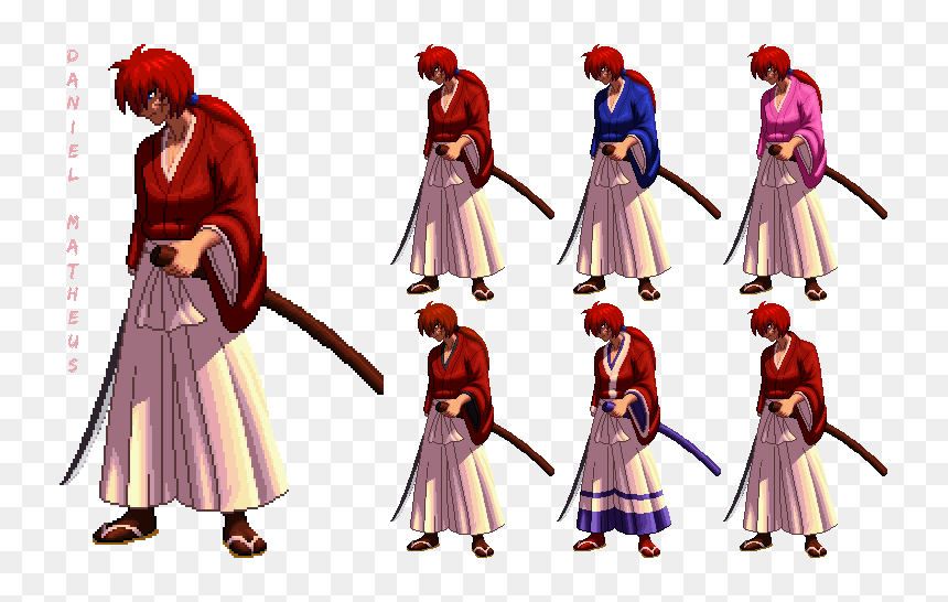 Rurouni Kenshin Art, HD Png Download - rurouni kenshin png