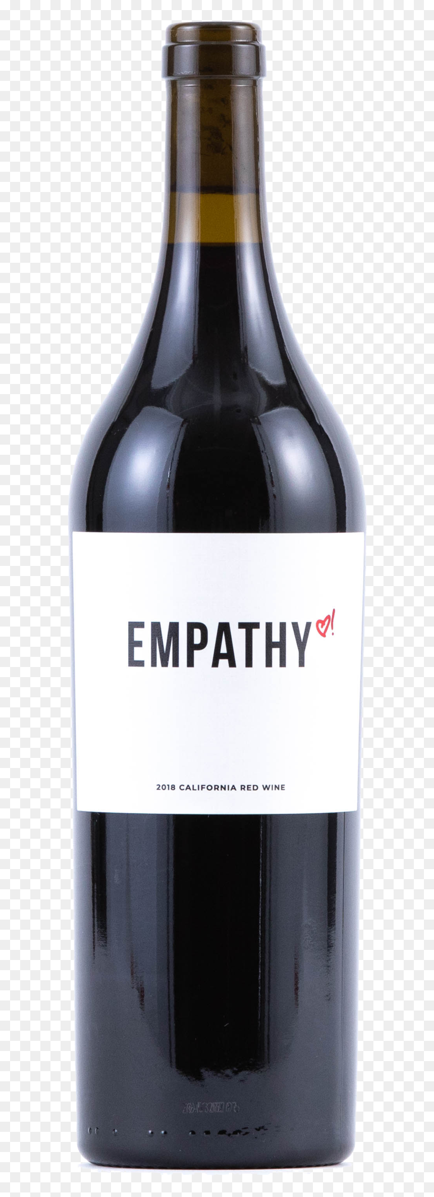 Red - Glass Bottle, HD Png Download - wine bottle icon png
