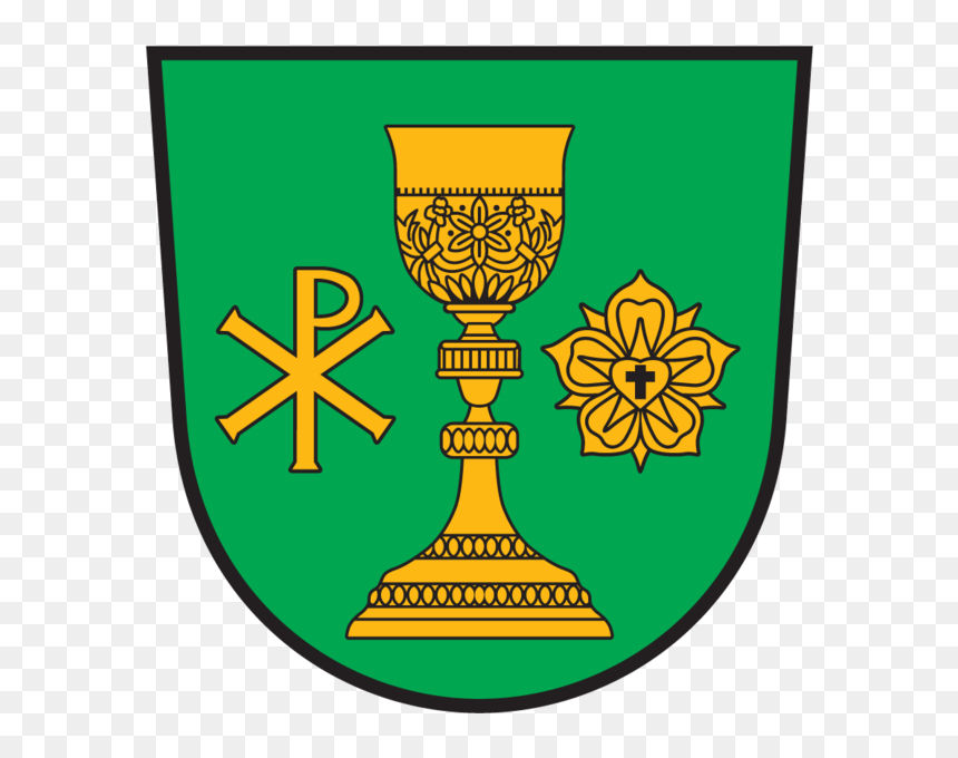 Chalice Coat Of Arms, HD Png Download - luther's rose png