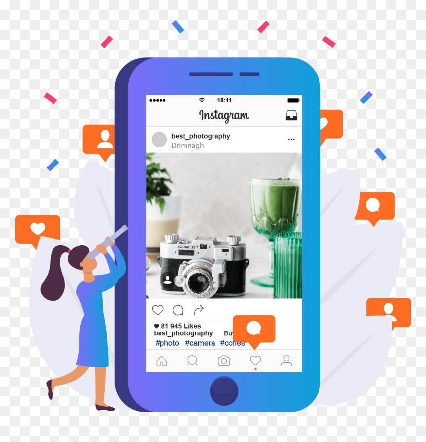 Iphone, HD Png Download - instagram app png