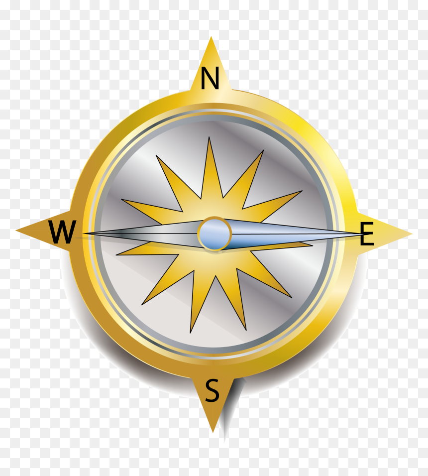 Transparent Circle Vector Png - Emblem, Png Download - brujula png