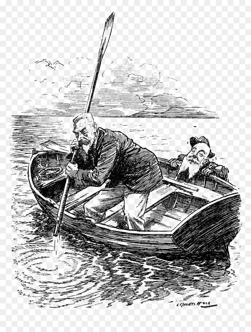 Punch"s History Of The Great War P79 - Boat, HD Png Download - punch out png