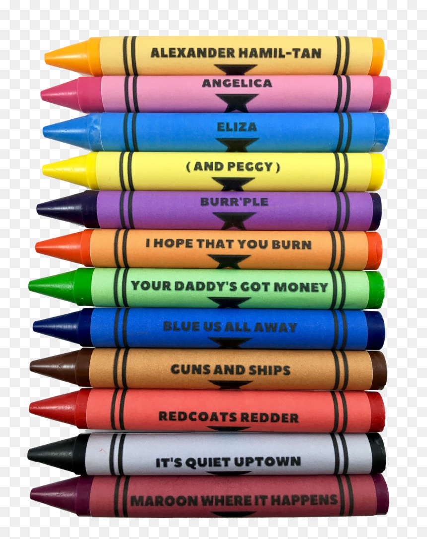 Hamilton Crayons, HD Png Download - hamilton musical png