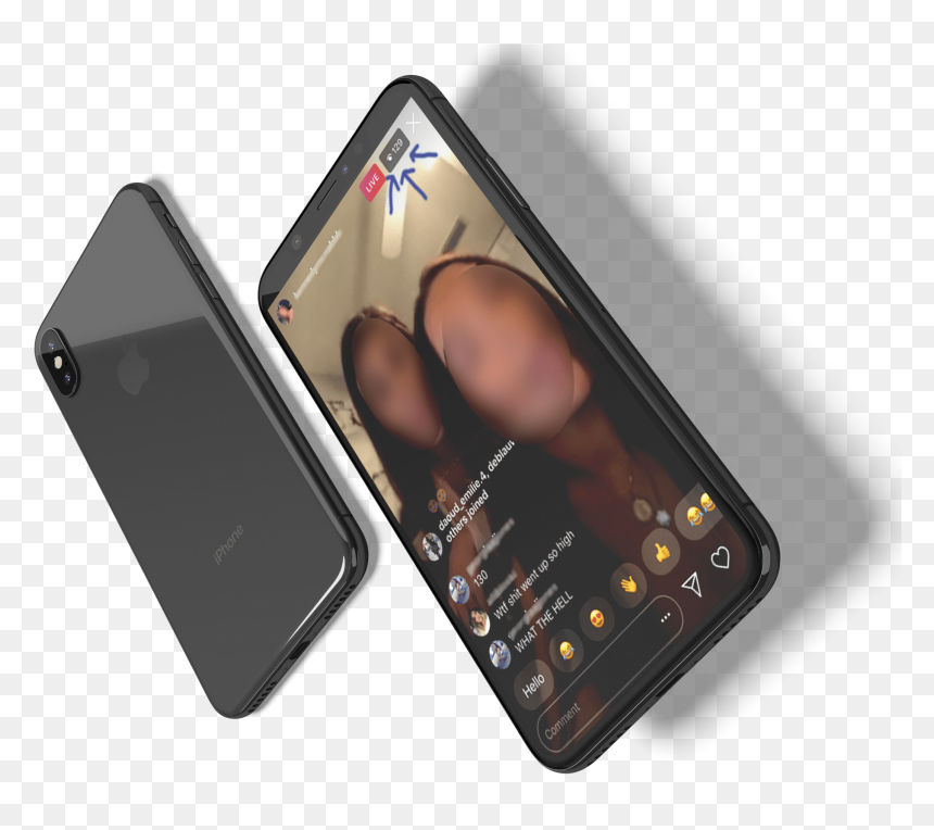Buy Instagram Live Video Views - Smartphone, HD Png Download - instagram live png