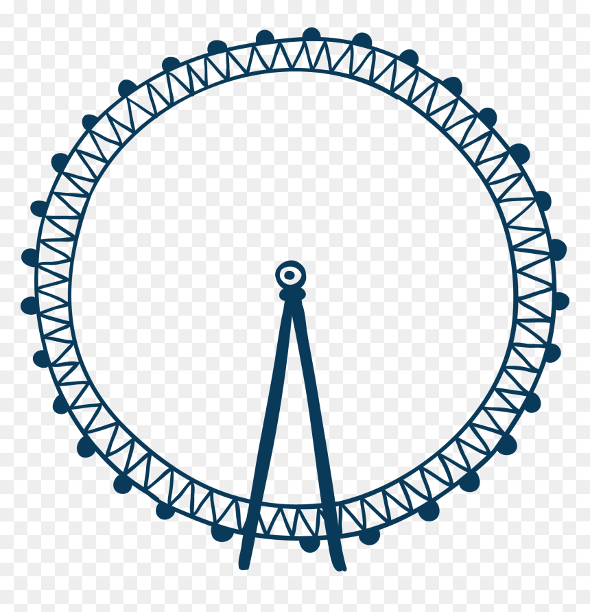 London Eye Euclidean Vector Illustration - Dr Bhagwat Sahay Govt College Gwalior, HD Png Download - playground icon png
