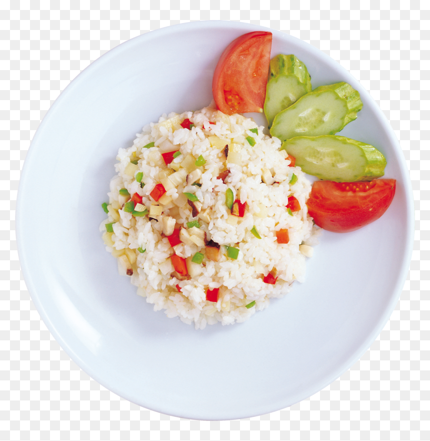 Рис С Овощами Вид Сверху, HD Png Download - rice png