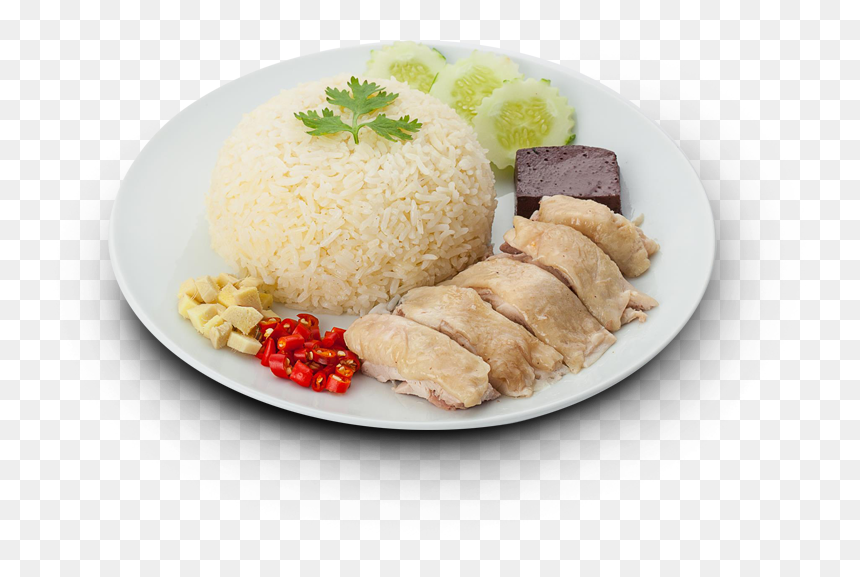 Hainanese Chicken Rice Png, Transparent Png - rice png