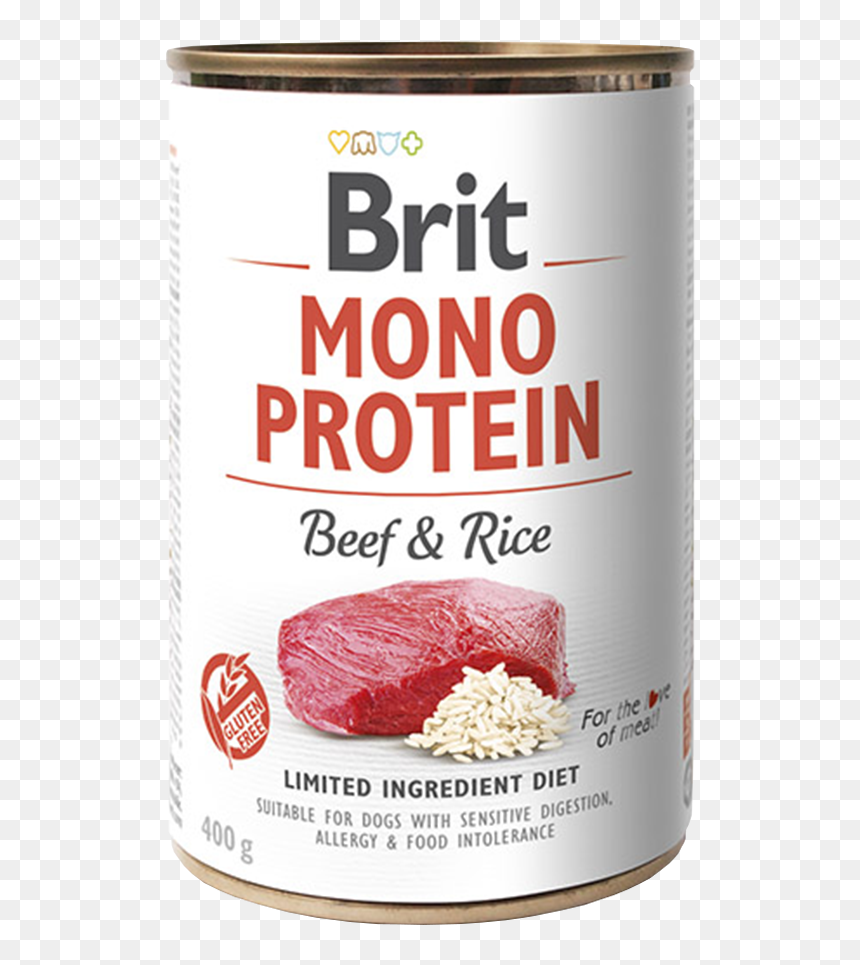 Brit Mono Protein Beef, HD Png Download - rice png