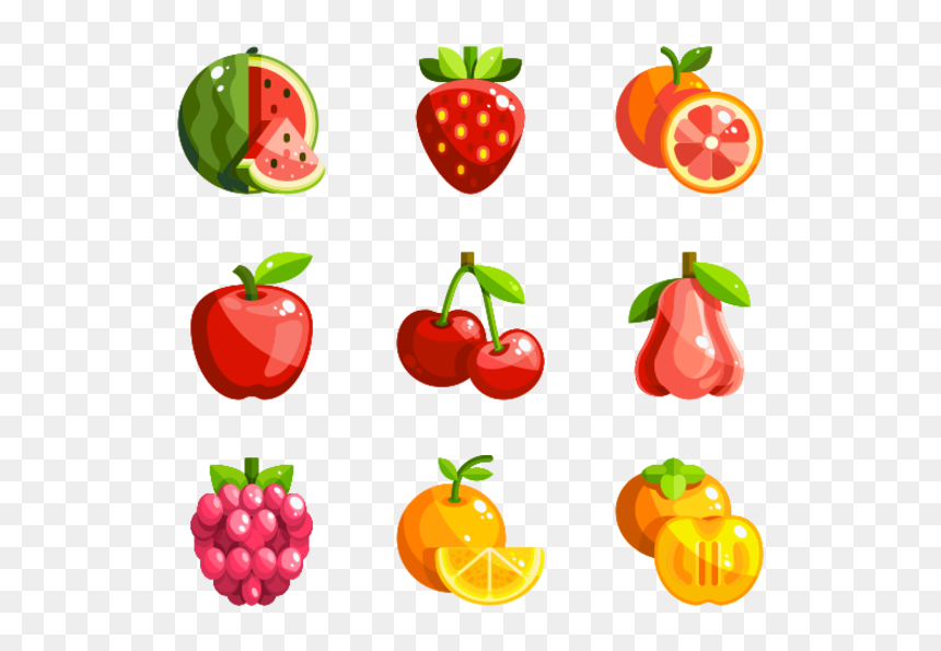 Nutritious Foods Cartoons, HD Png Download - fruits png