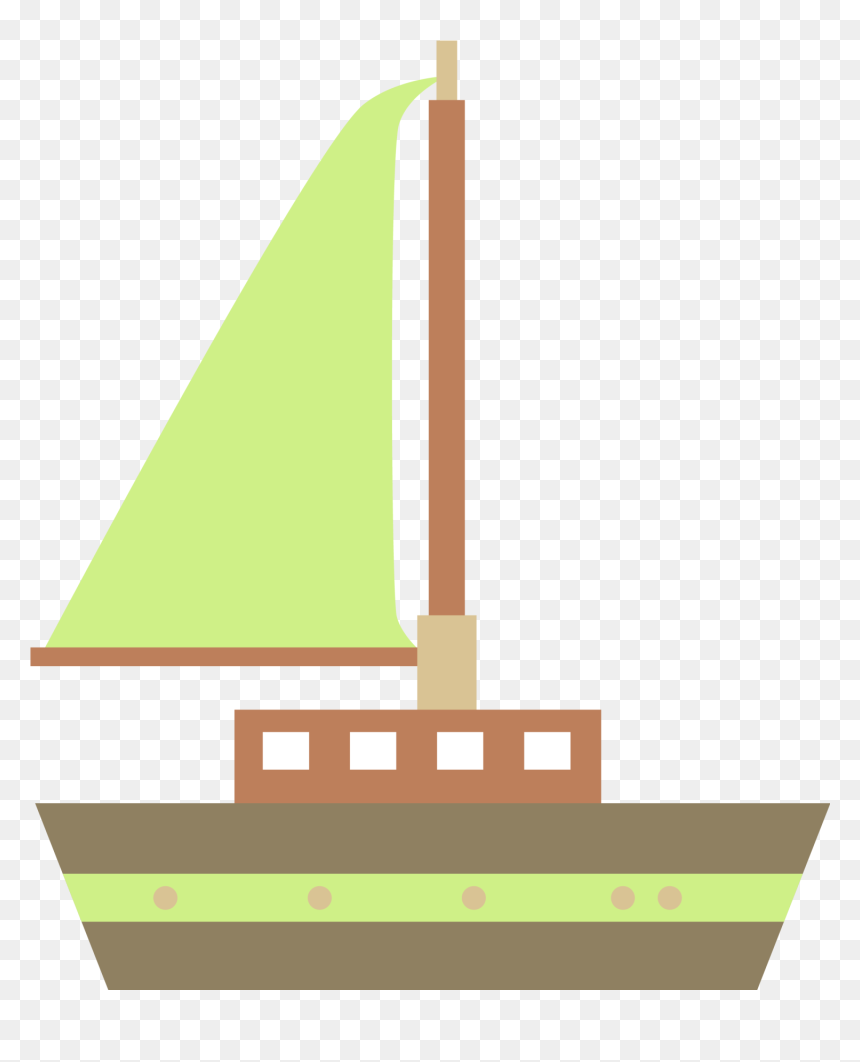 Cat-ketch, HD Png Download - sailboat png