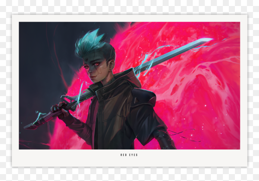 Ash Cartell Iloveittho Feat Zlyx, HD Png Download - red eyes png