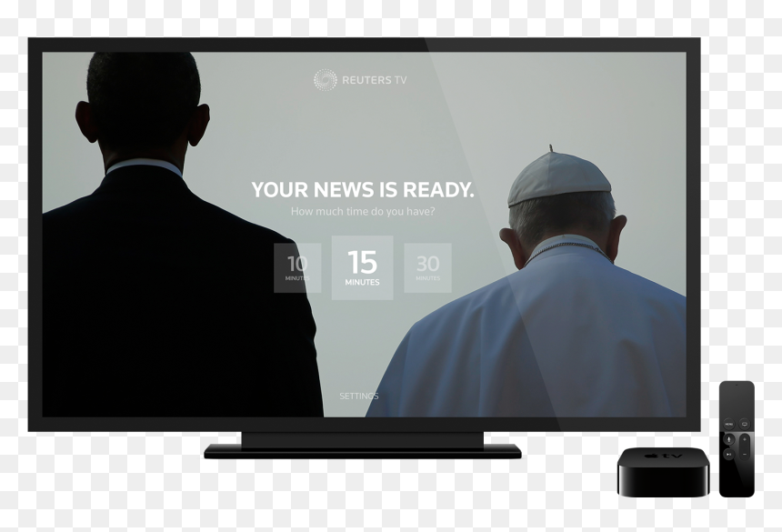 Obama And Pope Hottest Mixtape, HD Png Download - television png