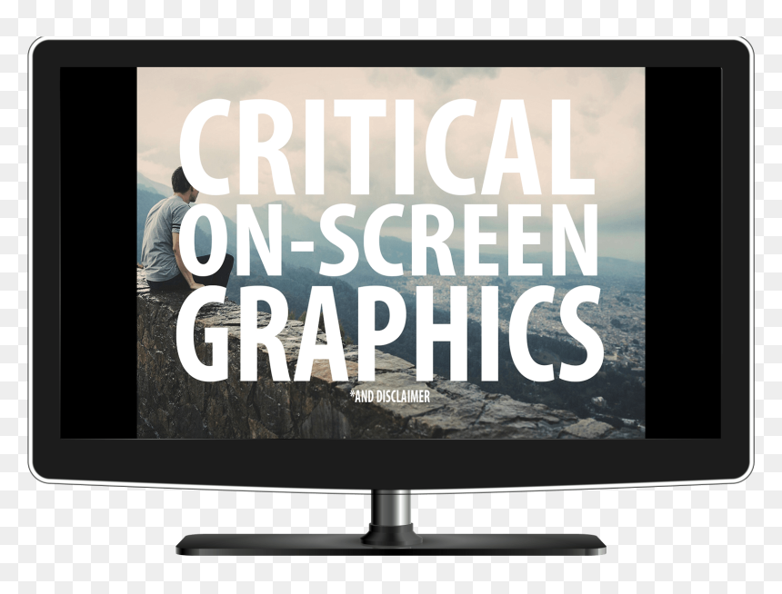 Led-backlit Lcd Display, HD Png Download - television png