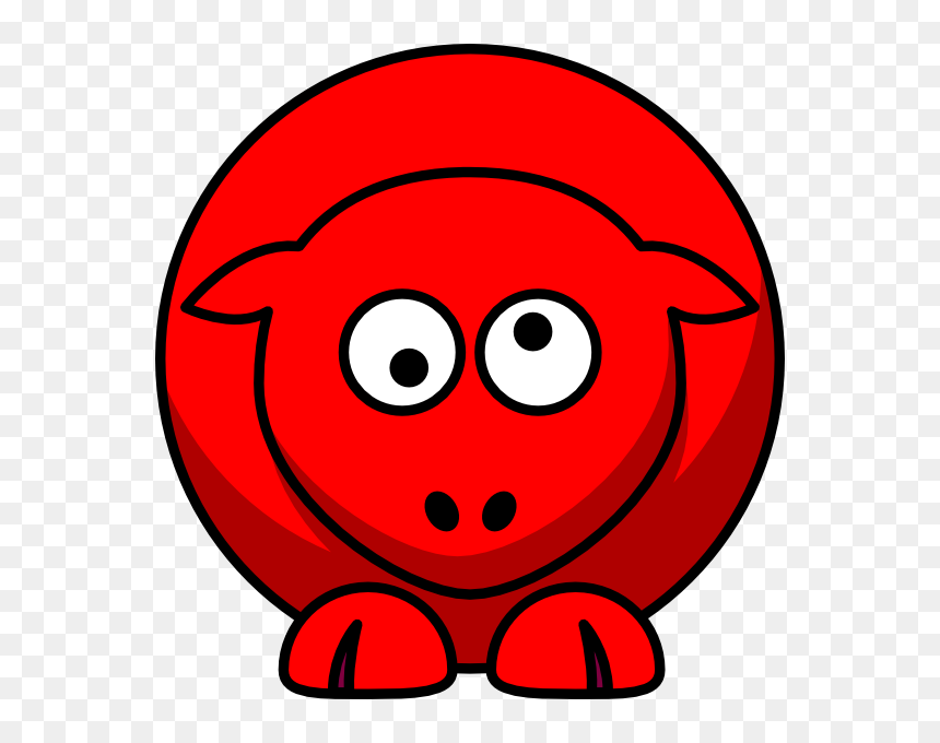 Cute Brown Cow Clipart, HD Png Download - red eyes png