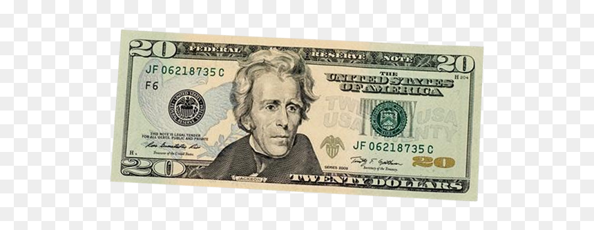 20 Dollars 2013 Series, HD Png Download - dollar bill png
