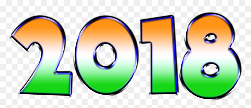 Circle, HD Png Download - happy new year 2018 png