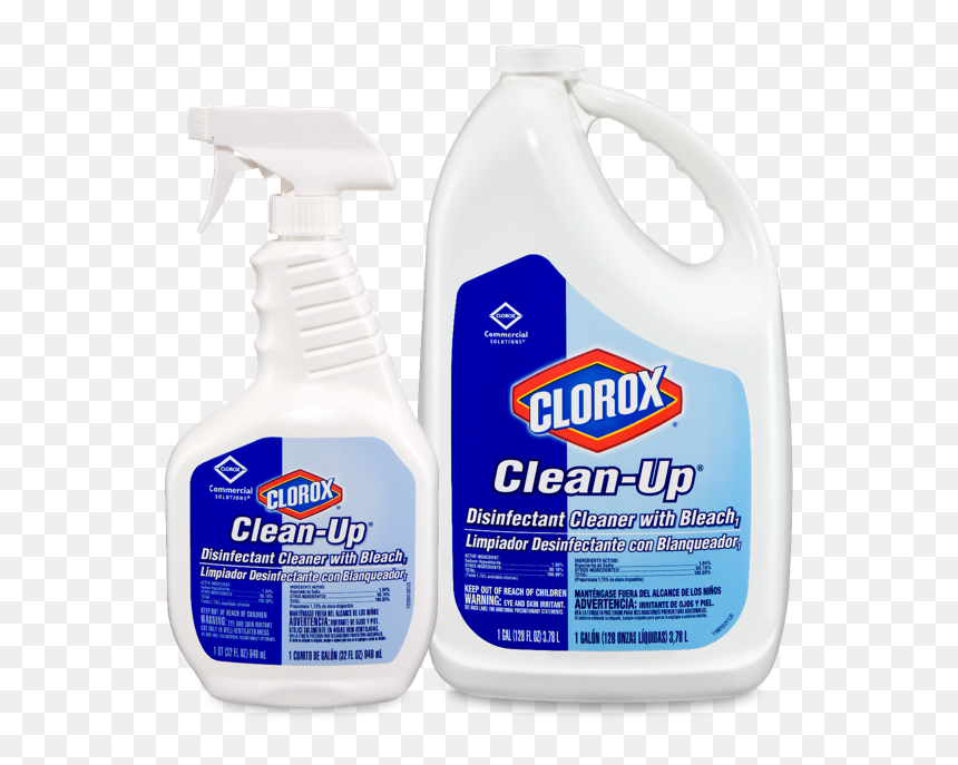 Clorox Clean Up Disinfectant Cleaner With Bleach1, HD Png Download - clorox bleach png