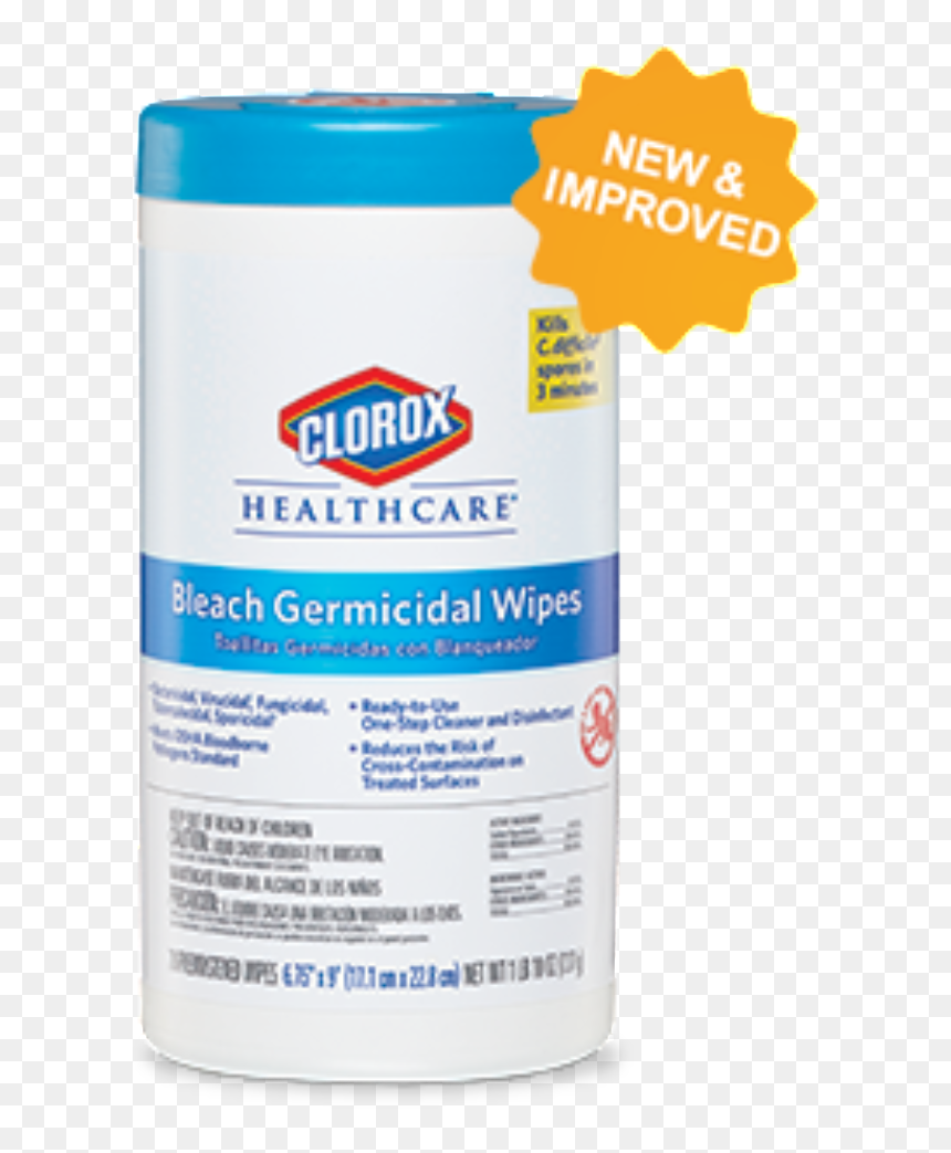Clorox Germicidal Wipes, HD Png Download - clorox bleach png