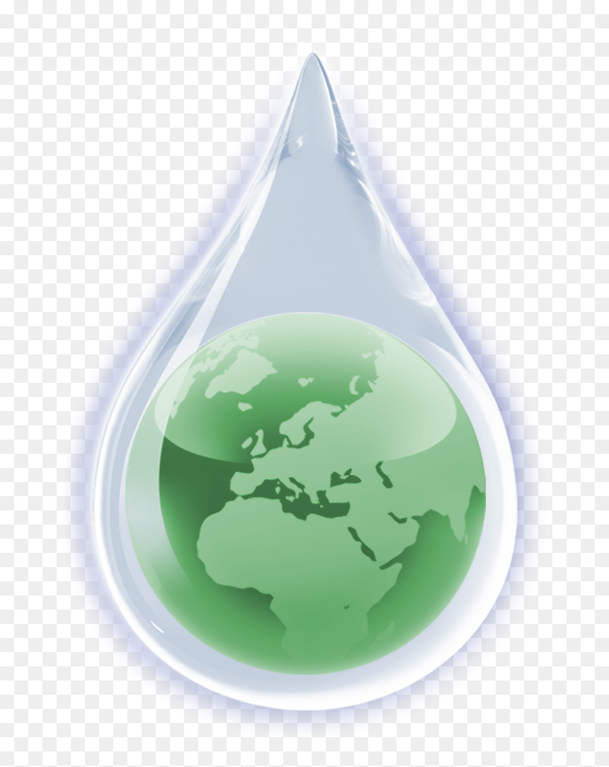 Globe, HD Png Download - water droplet png