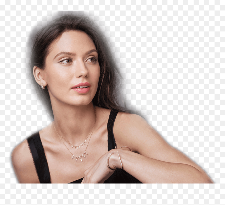 Girl, HD Png Download - jewellery model png