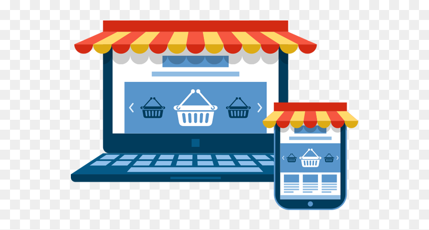 Online Store Clipart Png, Transparent Png - ecommerce png