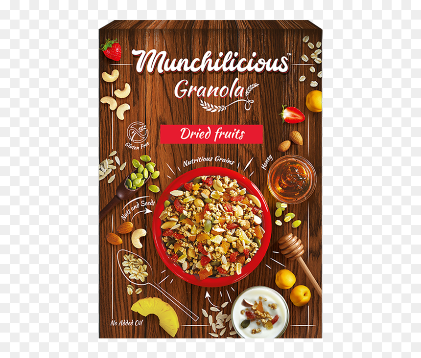 Munchilicious Granola, HD Png Download - dry fruits png