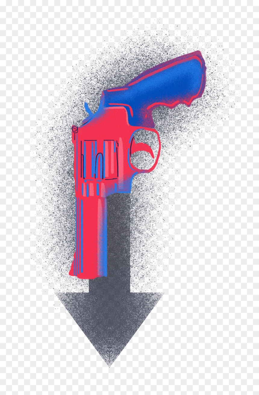 Water Gun, HD Png Download - revolver png