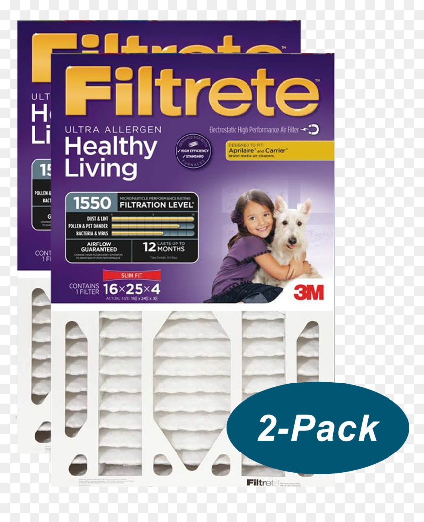 3m Filtrete 16x25x1, HD Png Download - dog filter png