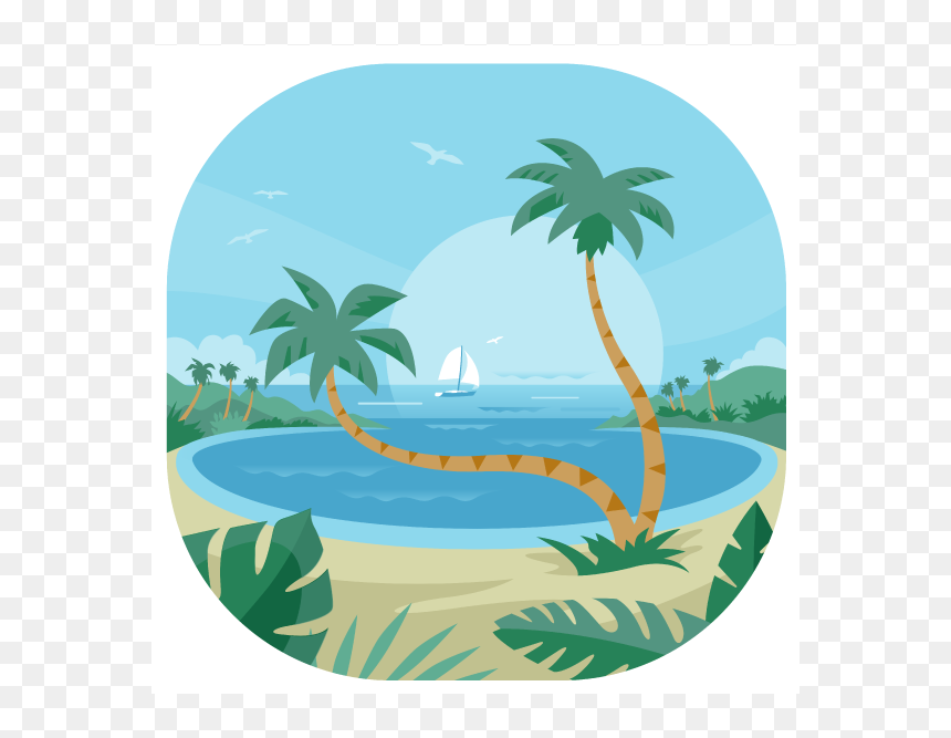 Vacation, HD Png Download - palms png
