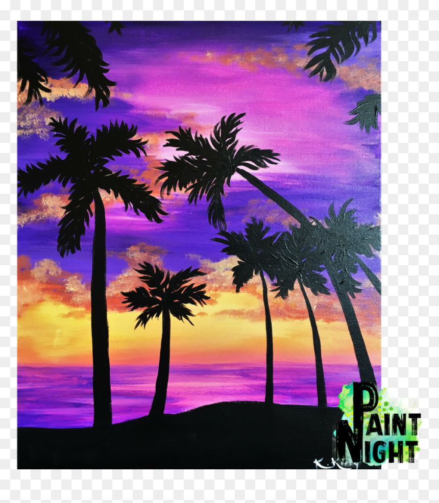 Sunset, HD Png Download - palms png