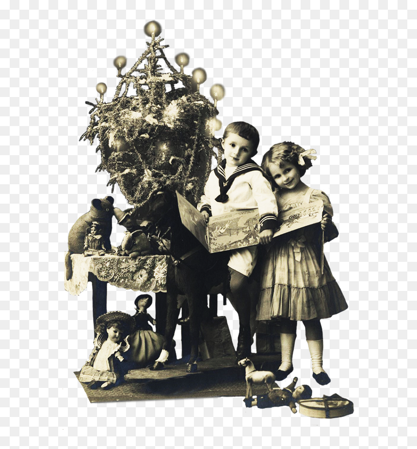 Vintage Christmas Children, HD Png Download - gnome child png