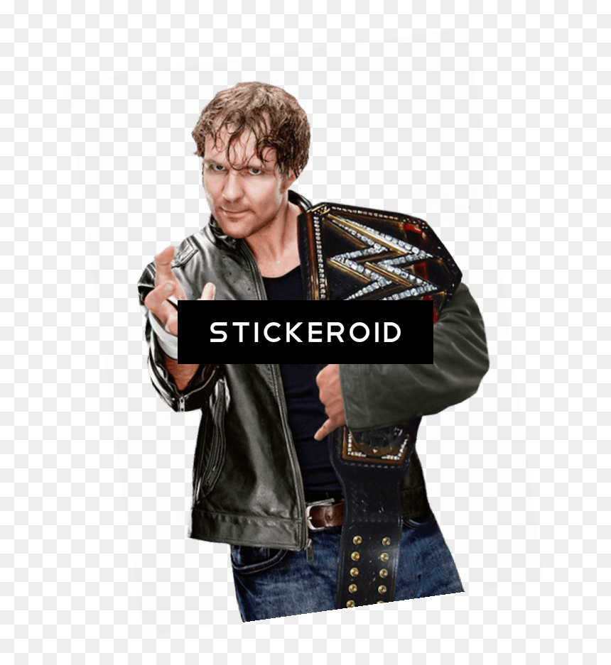 Wwe Dean Ambrose Champion, HD Png Download - dean ambrose png