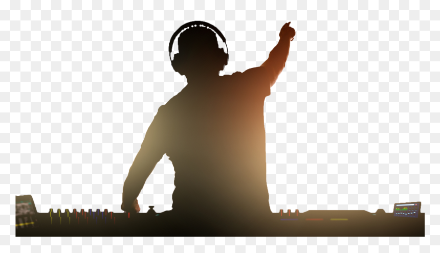 Dj Silhouette Png, Transparent Png - dj khaled png