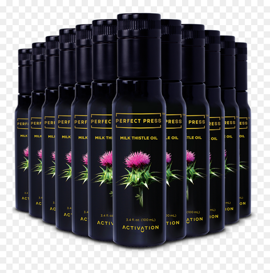Perfect Press Milk Thistle Oil 100ml 3 - Flower, HD Png Download - thistle png