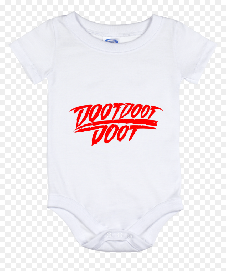 Doot Doot Doot Baby Onesie 12 Month - Carmine, HD Png Download - doot png