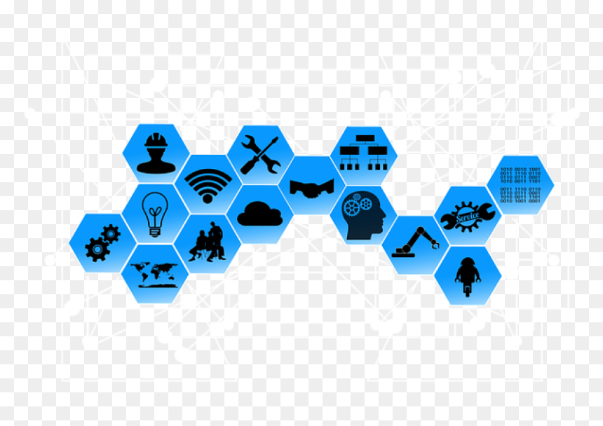 Industrial Revolution 4.0 .png, Transparent Png - internet of things png